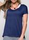 Selene - Camiseta Feminina Selene 20860-002 550-Preto - variação: 642-Azul