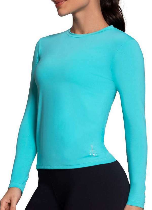 Selene - Camiseta Feminina Uv Selene 20750-003 731-Azul-Piscina 2