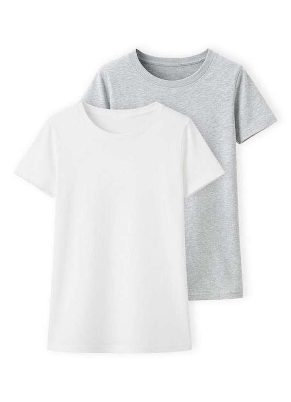Hering - Kit com 2 Camisetas Feminina Hering 0241 Branco-Mescla