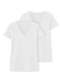 Hering - Kit com 2 Camisetas Feminina Hering 02tq Preto-Branco - variação: Branco
