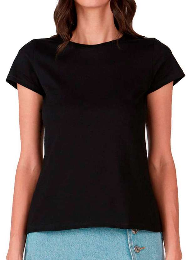 Malwee - Kit com 2 Camisetas Feminina Malwee 1000004499 Preto-Marinho 2