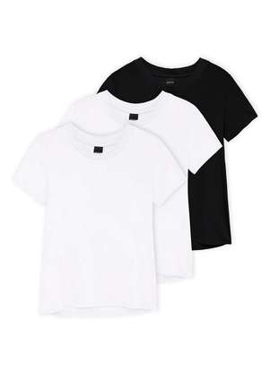 Kit com 3 Camisetas Feminina Enfim 1000058544 - ENFIM