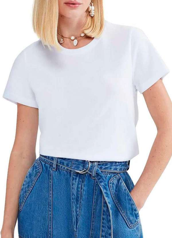 Hering - Kit com 3 Camisetas Feminina Hering 0241 Preto-Branco 4