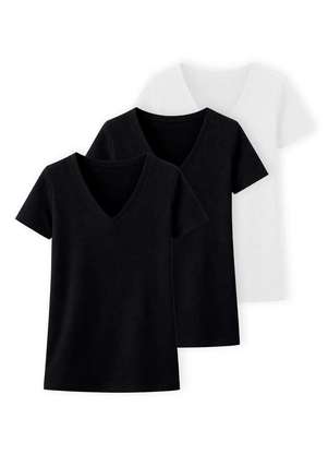 Kit com 3 Camisetas Feminina Hering 02tq - HERING