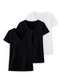 Hering - Kit com 3 Camisetas Feminina Hering 02tq Preto-Branco - variação: Preto-Branco