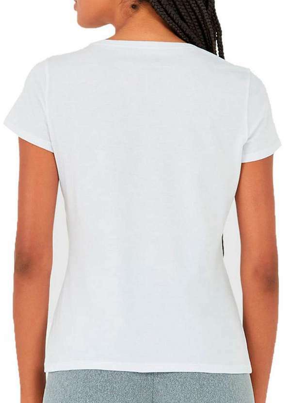 Malwee - Kit com 3 Camisetas Feminina Malwee 1000004499 Branco-Preto 3