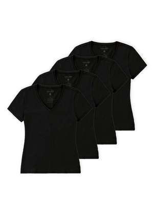 Kit com 4 Camisetas Feminina Malwee 1000004502 - MALWEE