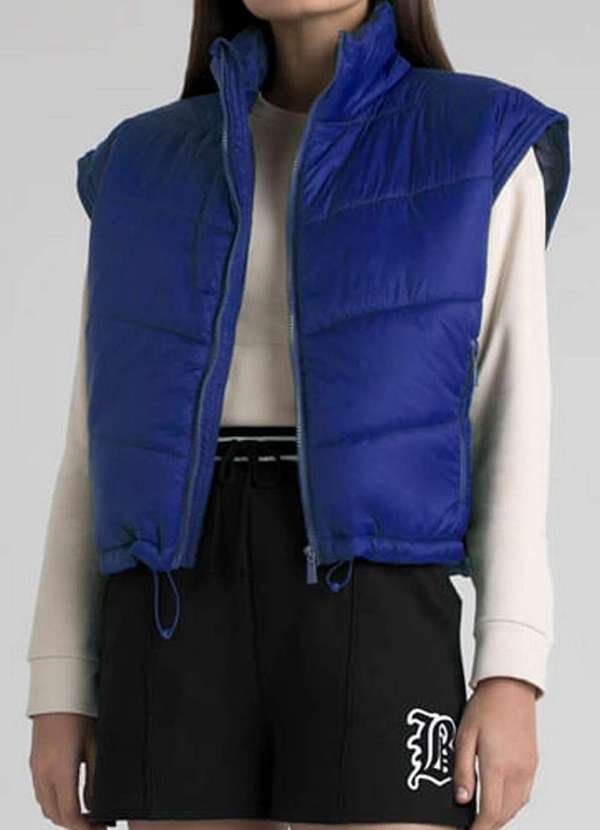 Enfim - Jaqueta Feminina Puffer Enfim 1000103838 00336-Azul 3