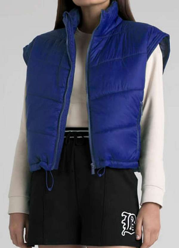 Enfim - Jaqueta Feminina Puffer Enfim 1000103838 00336-Azul 6