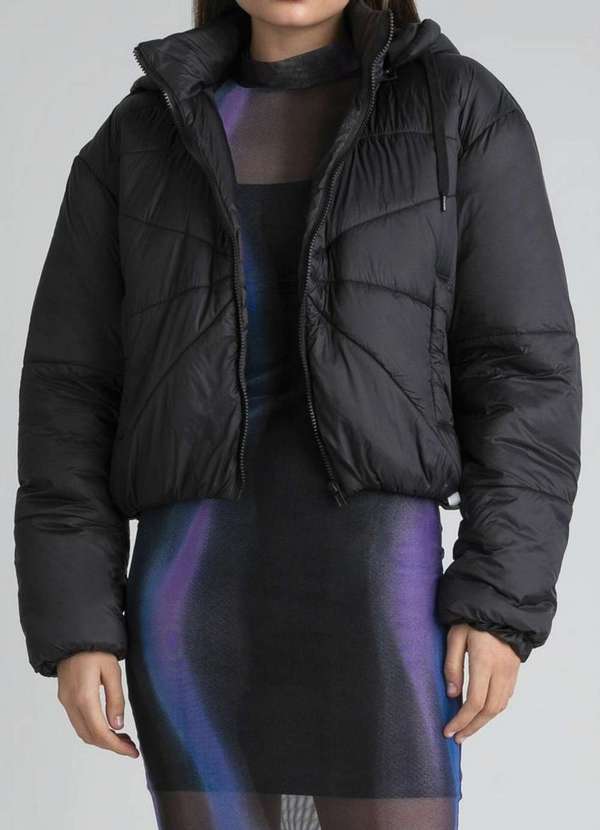 Enfim - Jaqueta Feminina Puffer Enfim 1000103839 00004-Preto