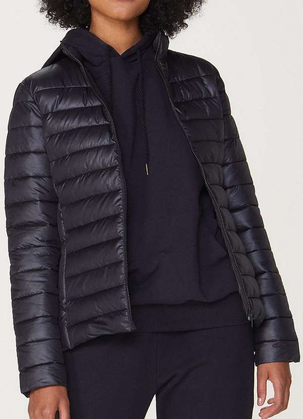 Hering - Jaqueta Feminina Puffer Hering K0m0 N10-Preto