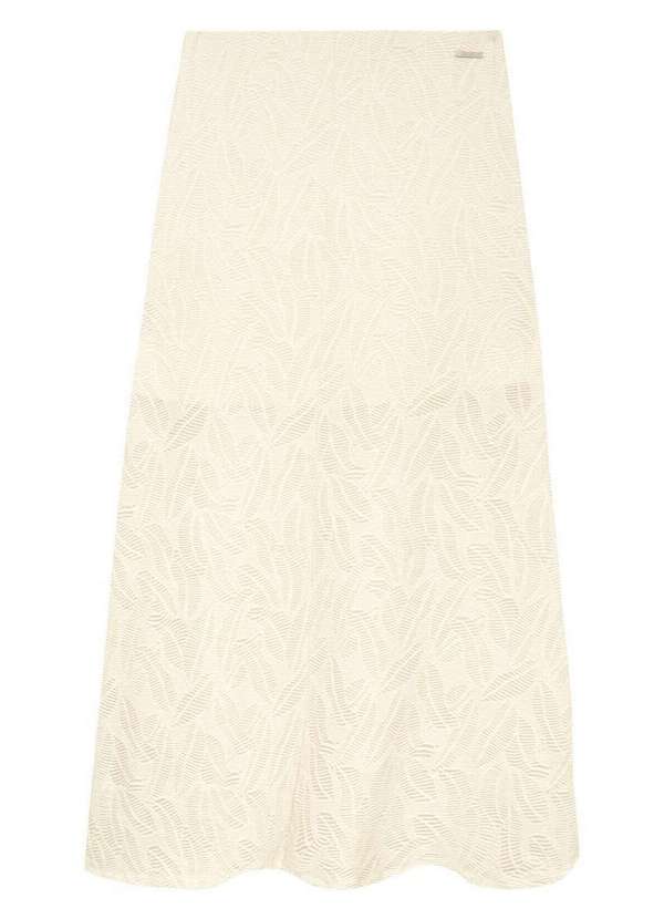 Enfim - Saia Midi Evasê Enfim 1000132881 02143-Off-White 2