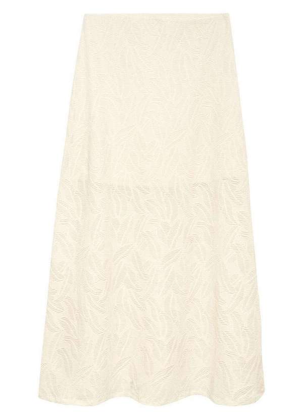 Enfim - Saia Midi Evasê Enfim 1000132881 02143-Off-White 3