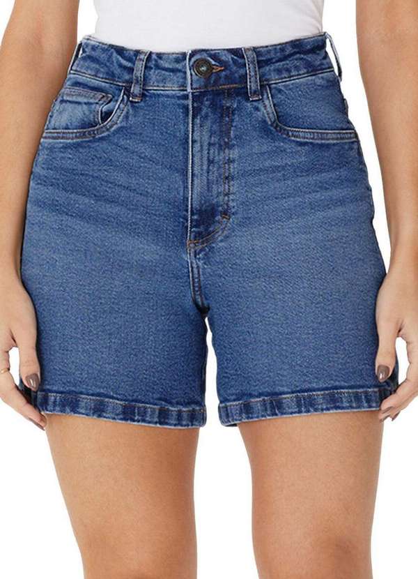 Malwee - Bermuda Feminina Mom Malwee 1000131276 An68a-Jeans