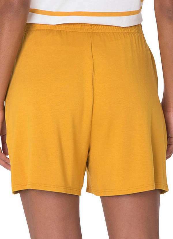 Malwee - Shorts Feminino Alfaiataria Malwee 1000123846 00397-Mostarda 2
