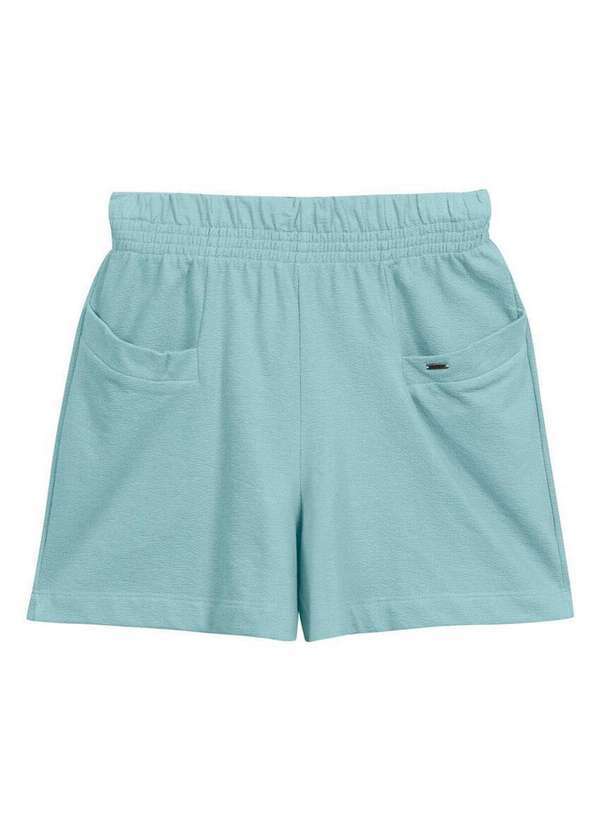 Marialícia - Shorts Feminino Marialicia 183764 6013-Azul-Sterling