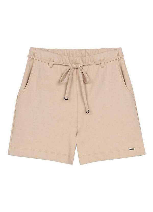 Marialícia - Shorts Feminino Marialicia 184085 2039-Bege-Joaquina 2