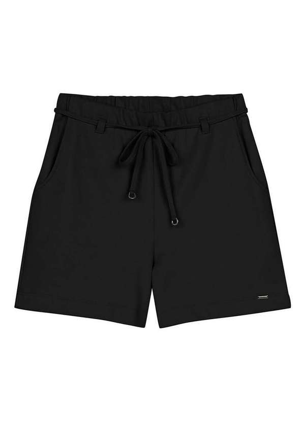 Marialícia - Shorts Feminino Marialicia 184085 7001-Preto 2