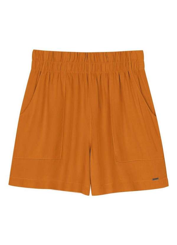 Marialícia - Shorts Feminino Marialicia 184086 3498-Laranja-Carrot 2