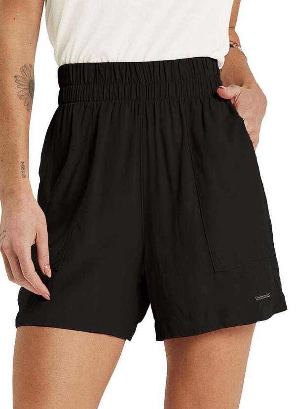 Marialícia - Shorts Feminino Marialicia 184086 7001-Preto