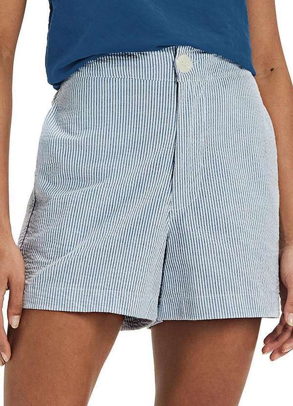 Marialícia - Shorts Feminino Marialicia 184093 6025-Azul-Quartzo