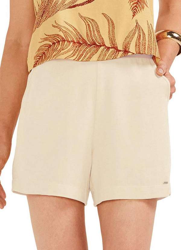 Marialícia - Shorts Feminino Marialicia 184288 2029-Marfim