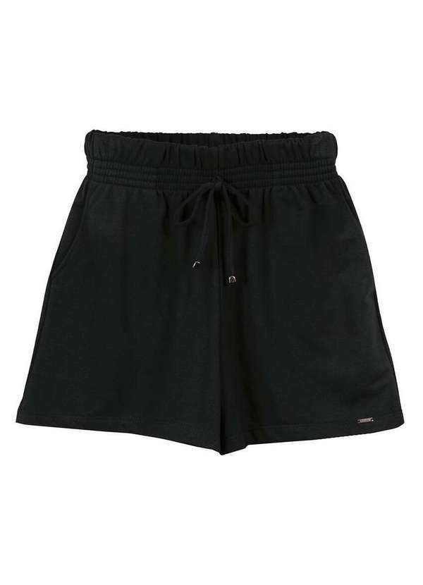 Marialícia - Shorts Feminino Marialicia 52248 7001-Preto