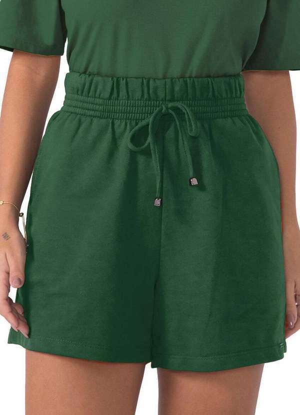 Marialícia - Shorts Feminino Marialicia 52248 5131-Verde