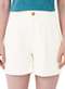 Malwee - Shorts Feminino Reto Malwee 1000127665 01739-Off-White - variação: 01739-Off-White