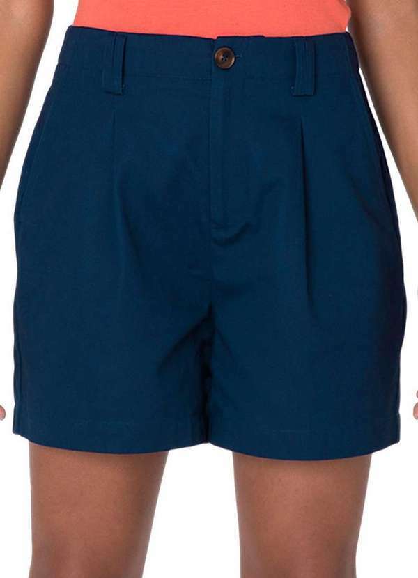 Malwee - Shorts Feminino Reto Malwee 1000127665 02023-Azul-Marinho