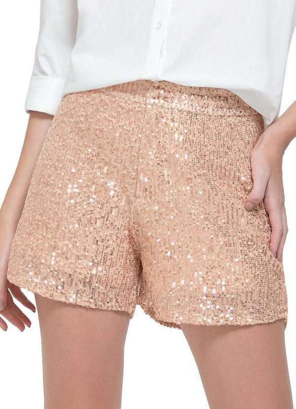 Enfim - Shorts Reto Feminino Enfim 1000121298 00147-Rosa