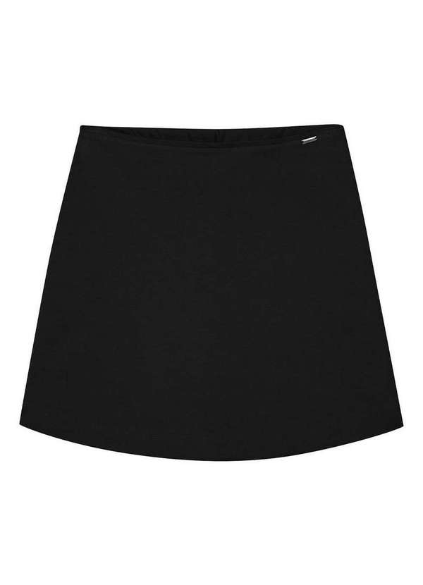 Marialícia - Shorts Saia Marialicia 184289 7001-Preto 2