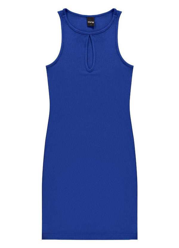 Enfim - Vestido Curto Enfim 1000120968 01291-Azul 2