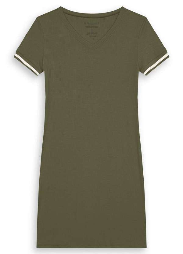 Malwee - Vestido Curto Malwee 1000126672 00033-Verde-Escuro 2