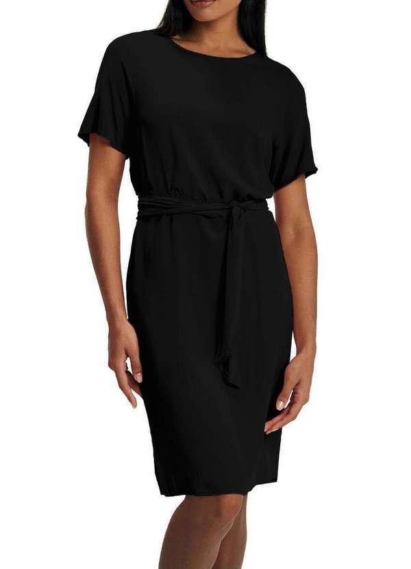 Marialícia - Vestido Curto Marialicia 184099 7001-Preto