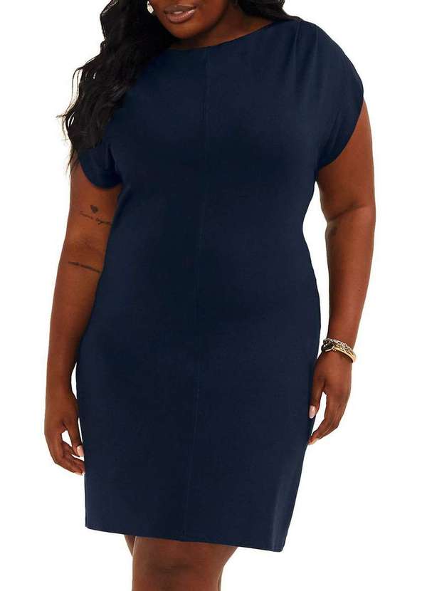 Marialícia - Vestido Curto Marialicia 184232 6751-Marinho