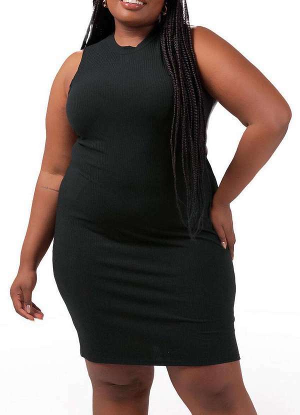 Marialícia - Vestido Curto Marialicia 52111 7001-Preto