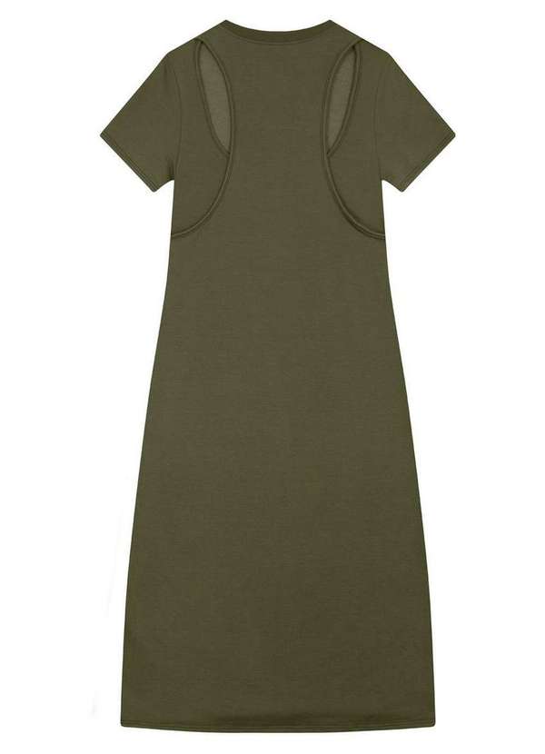 Malwee - Vestido Midi Malwee 1000131495 00033-Verde-Escuro 2
