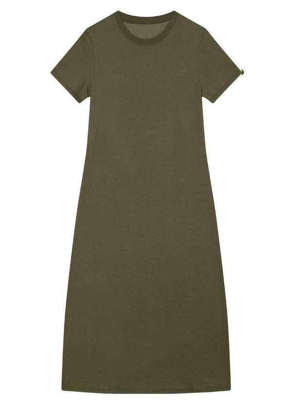 Malwee - Vestido Midi Malwee 1000131495 00033-Verde-Escuro 3