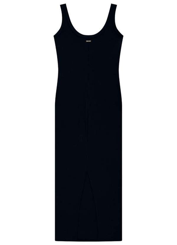 Enfim - Vestido Longo Justo Enfim 1000125329 00004-Preto 2