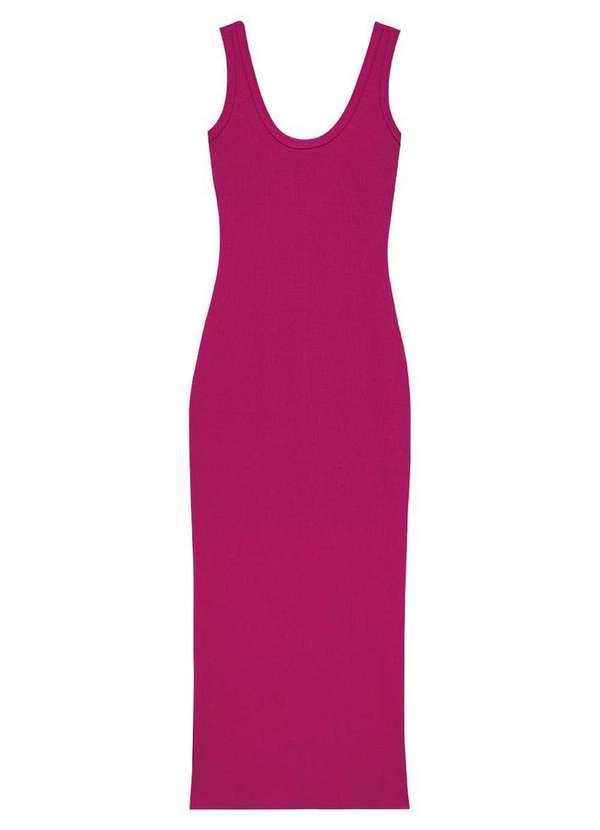 Enfim - Vestido Longo Justo Enfim 1000125329 00914-Fucsia 3