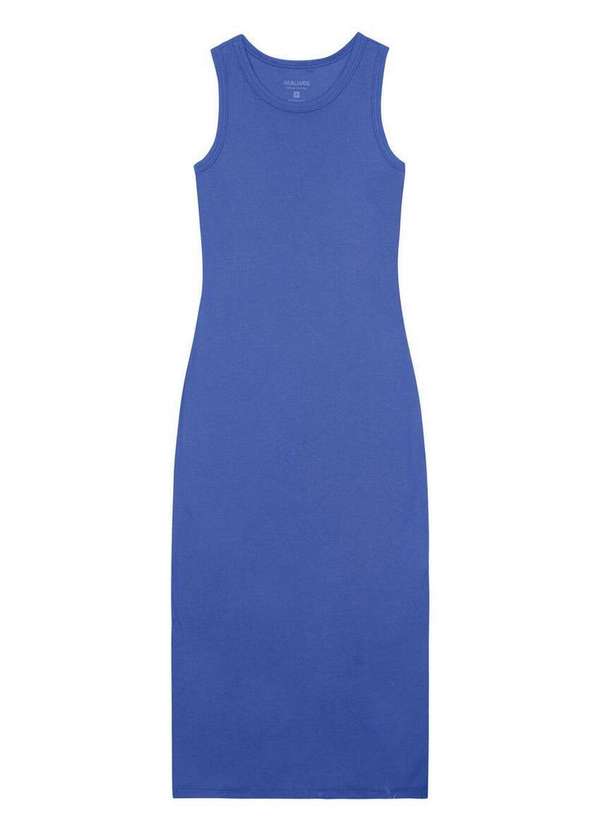 Malwee - Vestido Midi Malwee 1000120774 00964-Azul 2