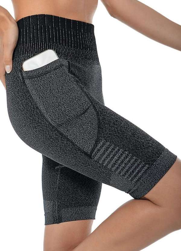 Demillus - Bermuda Feminina Demillus 94350 85-Grafite 2