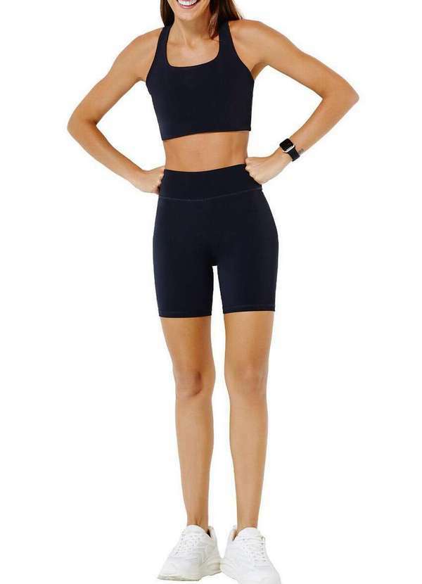 Hering - Bermuda Feminina Hering Sn2m Az5-Azul-Claro 4