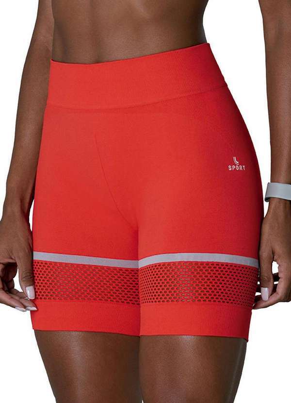 Lupo - Bermuda Feminina Lupo 71357-001 0730-Pomodoro