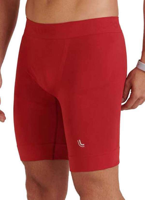 Lupo - Bermuda Masculina Térmica Antiviral Lupo 70050-002 5680-Vermelho-Intenso
