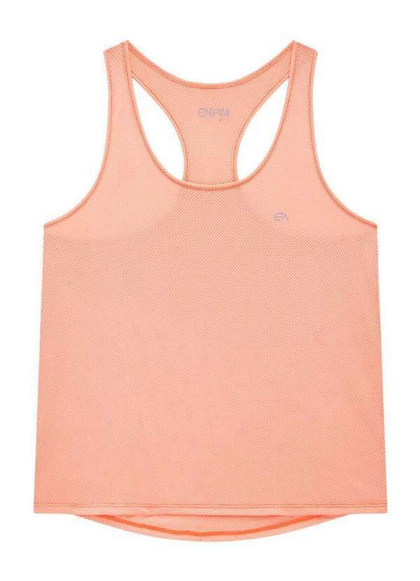 Enfim - Blusa Feminina Regata Nadador Enfim 1000118365 02368-Laranja-Neon
