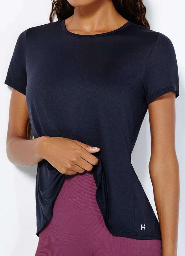 Hering - Camiseta Feminina Hering Sn3l N10-Preto