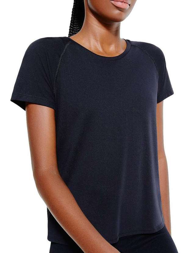 Hering - Camiseta Feminina Hering Sna8 N10-Preto