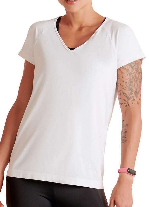 Lupo - Camiseta Feminina Lupo 71600-001 1110-Branco
